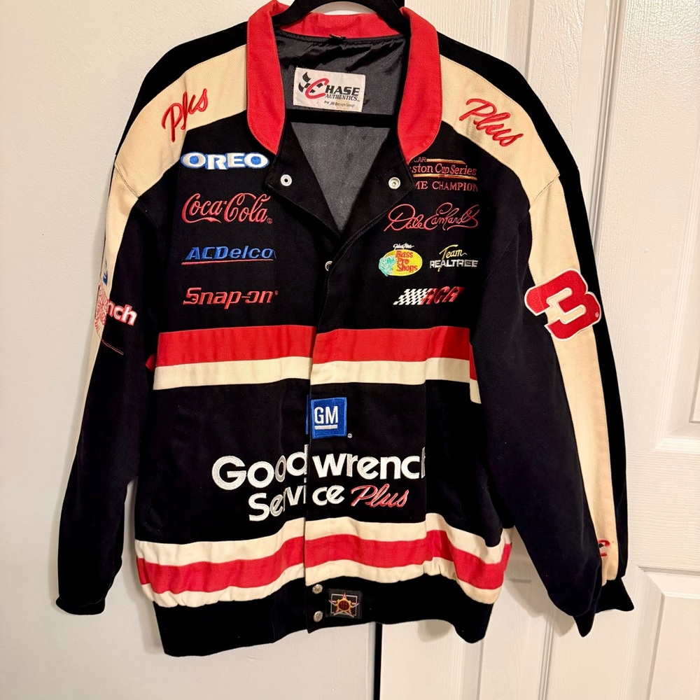 Vintage Dale Earnhardt Chase Authentics Goodwrench Mens XL NASCAR Jacket